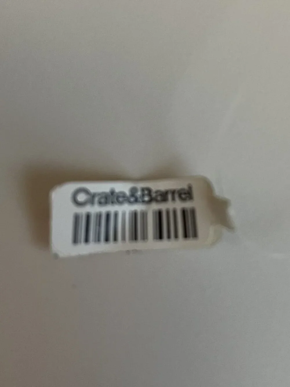 Crate & Barrel Blue Snowflake Christmas Tree Ornament